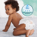 Pampers Harmonie Nappies Size 1, 180 Nappies, 2kg-5kg, Gentle Skin Protection Cushiony Soft