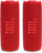 JBL Flip 7 Portable Bluetooth Speakers — Pair — Red