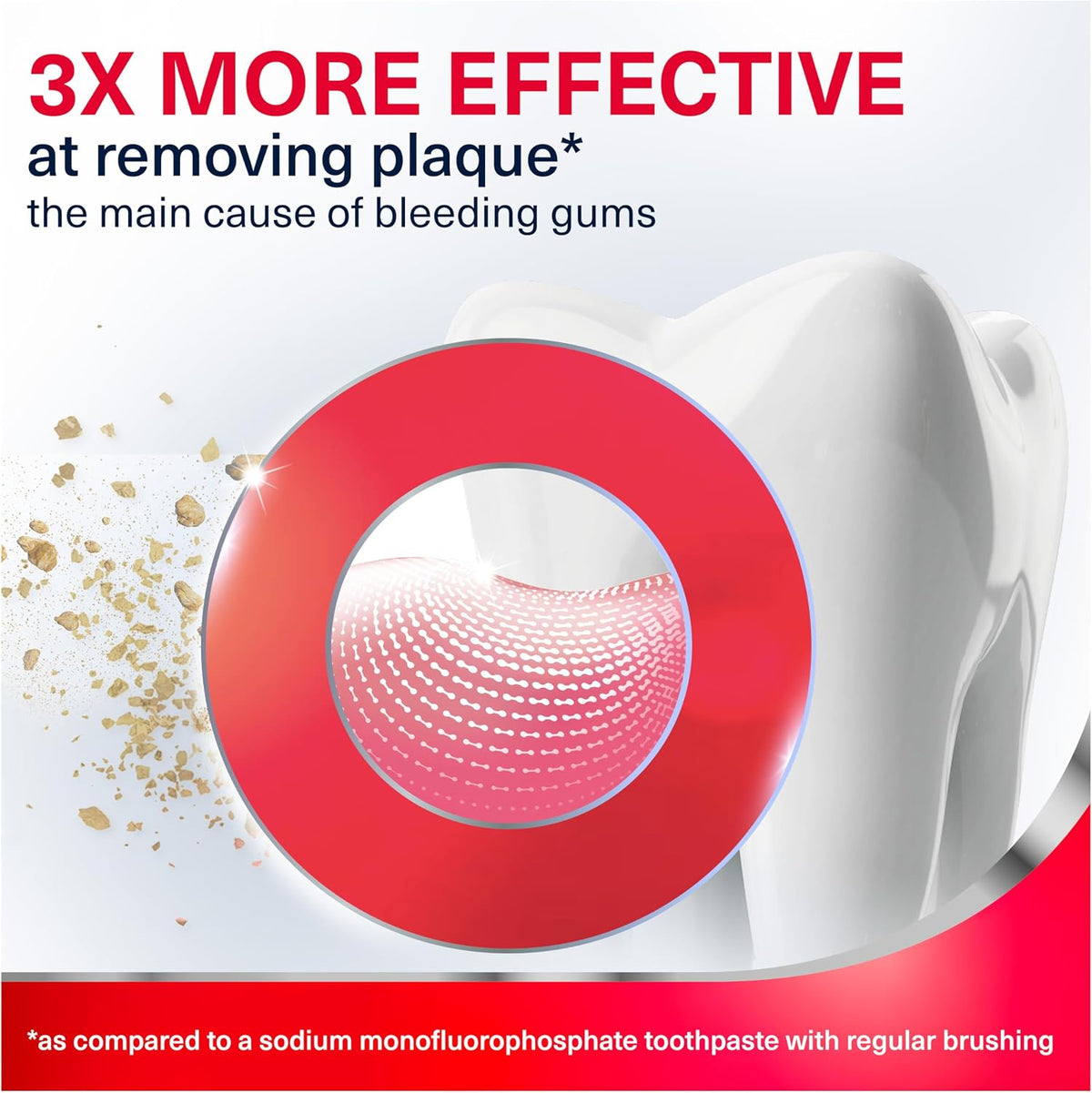 Parodontax Bleeding Gums and Gingivitis Toothpaste, Whitening, 3.4 Ounce (Pack of 3) — additional product view 6