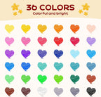 YPLUS Peanut-Shaped Crayons — 36 Colours