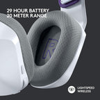 Logitech G733 Wireless Gaming Headset — White