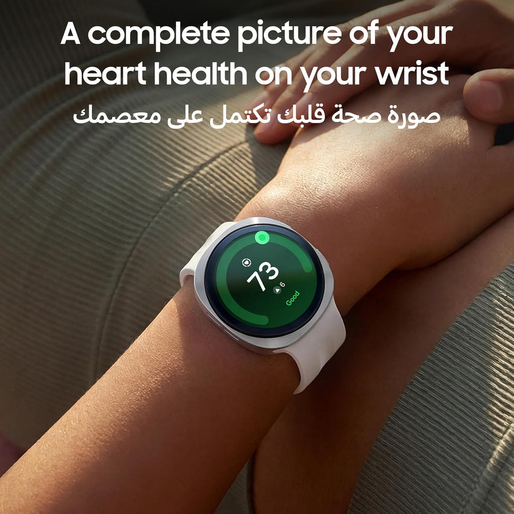 Samsung Galaxy Watch9 Graphite,44mm,Bluetooth, Slimness,Comfort fit,Signature Cushion Design,Personalized Sleep Experience, Health Coaching, 2 Years Extended Warranty (UAE Version)(Amazon Exclusive)