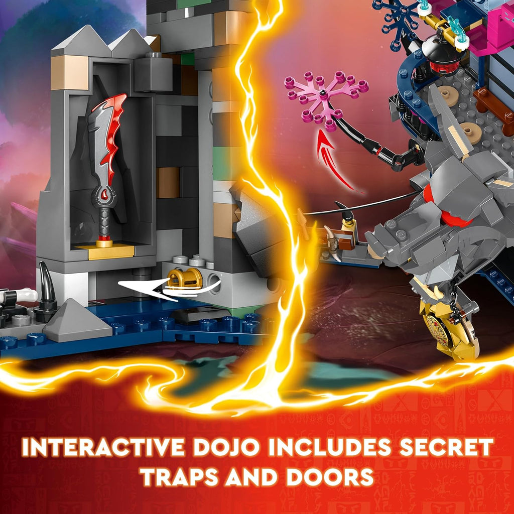 LEGO® NINJAGO® Wolf Mask Shadow Dojo Toy Set 71813