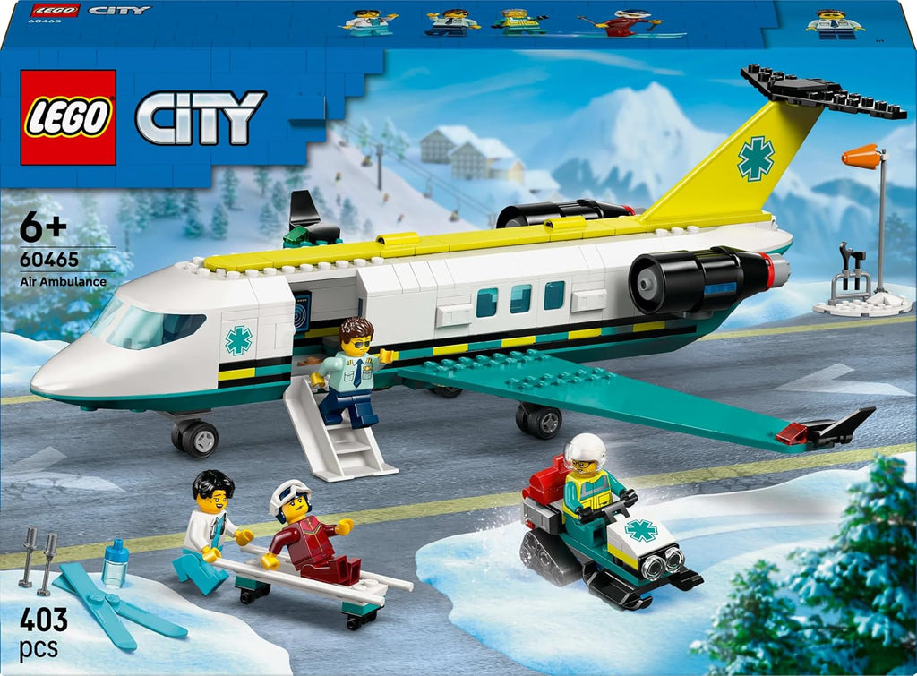 LEGO City Emergency Air Ambulance Airplane 60465
