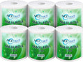 Nice Touch 2 Ply Kitchen Paper Towels, 6 Maxi Rolls with 600 Sheets Each 500g, Diamond Embossed Sheets with High Absorbency & Ultra Soft Texture — front product image