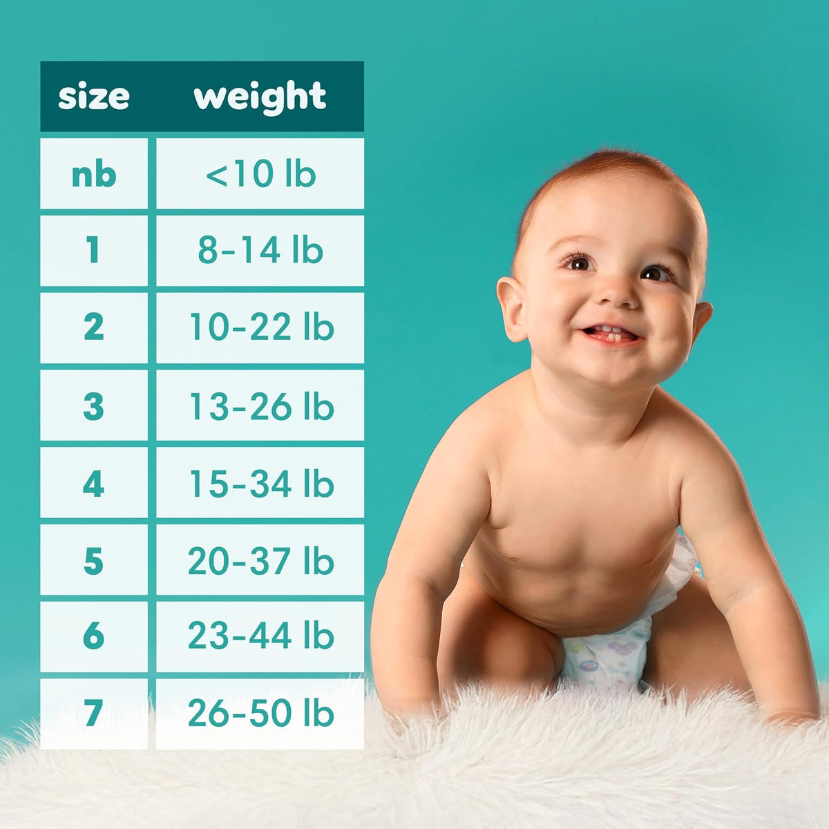 Pampers Baby Dry Diapers - Size 2, One Month Supply (234 Count), Absorbent Disposable Diapers