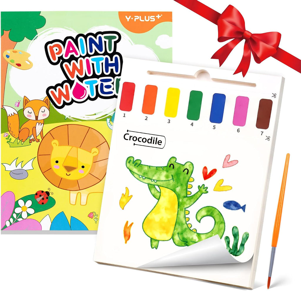 YPLUS Paint with Water Activity Books — Animals
