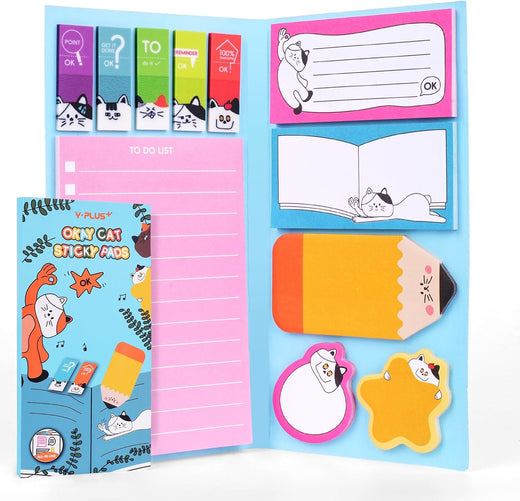 YPLUS Teacher Cat Sticky Notes