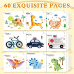 YPLUS Paint with Water Activity Books — 3 Themes