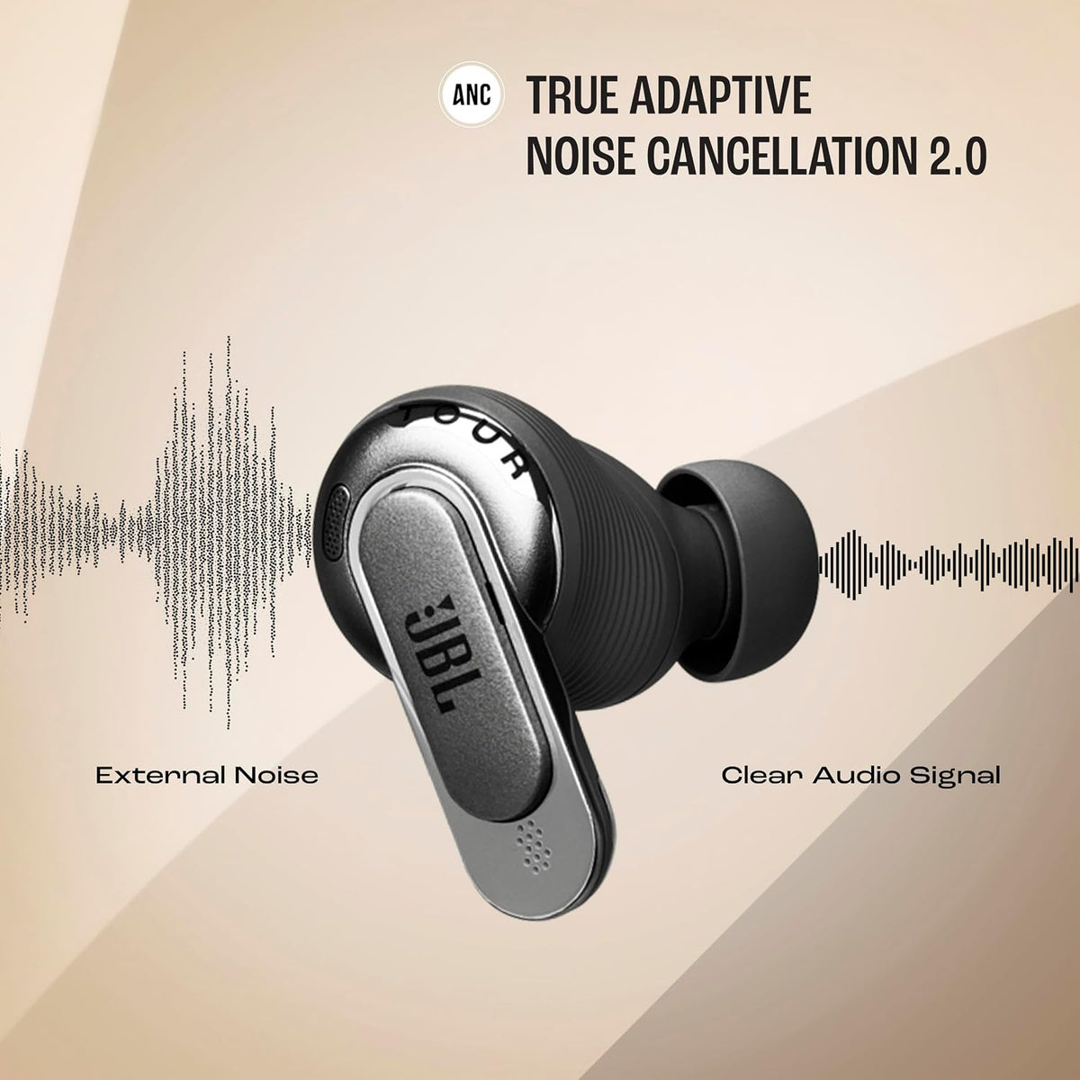 JBL Tour Pro 3 True Wireless Earbuds — Black