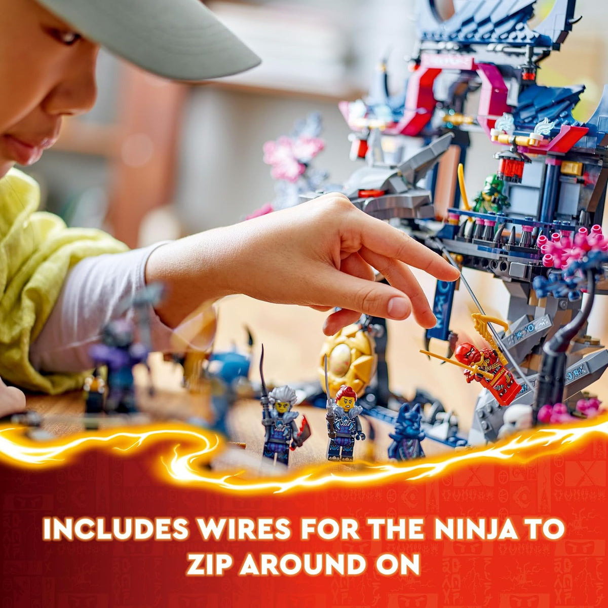 LEGO® NINJAGO® Wolf Mask Shadow Dojo Toy Set 71813