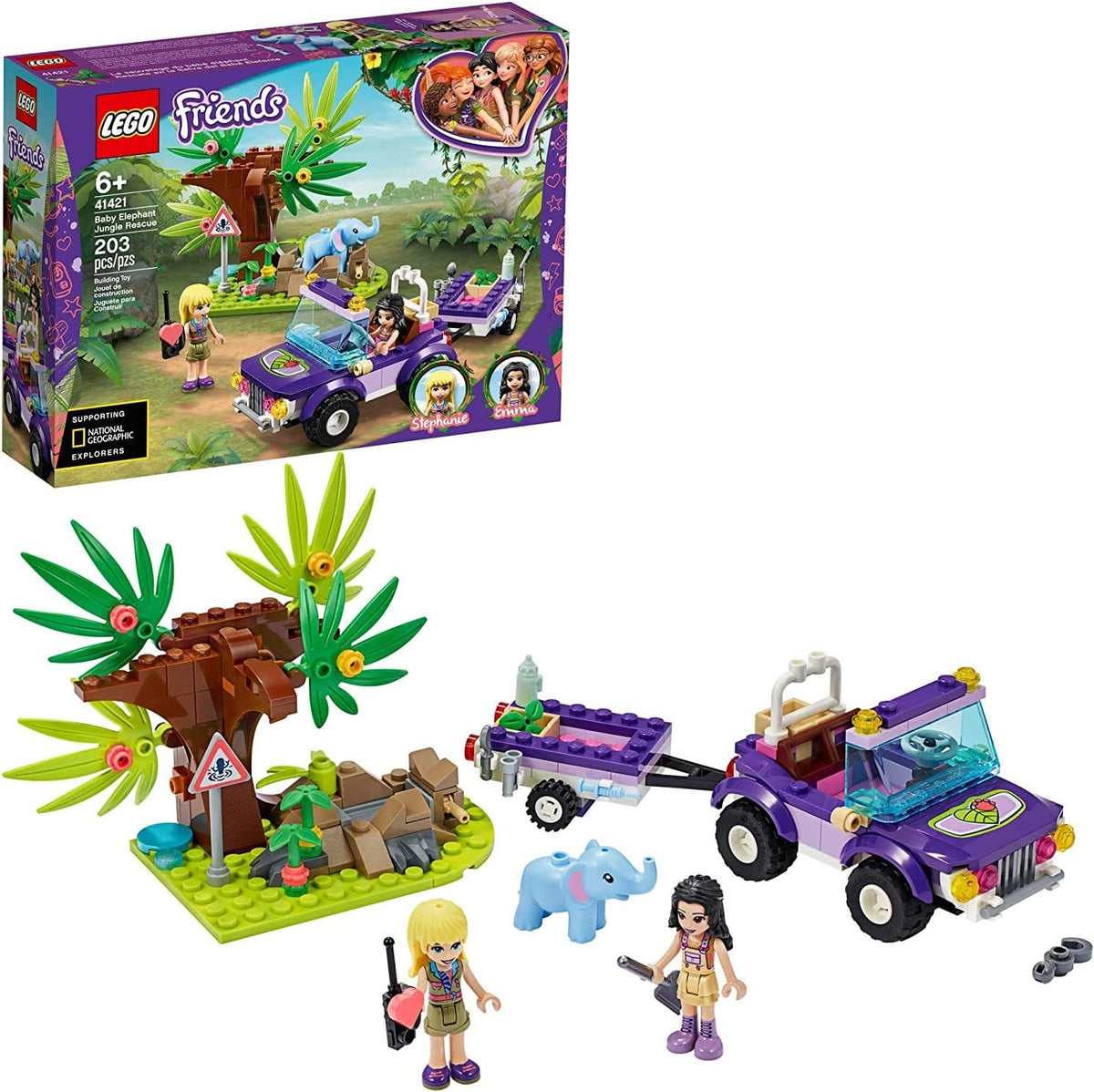 LEGO Friends Baby Elephant Jungle Rescue 41421 Adventure — image 3