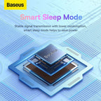 Baseus Mouse Tri-Mode Wireless Bluetooth for Laptop and Desktop PC A Simple Wireless Bluetooth Mouse — Modern — Grey