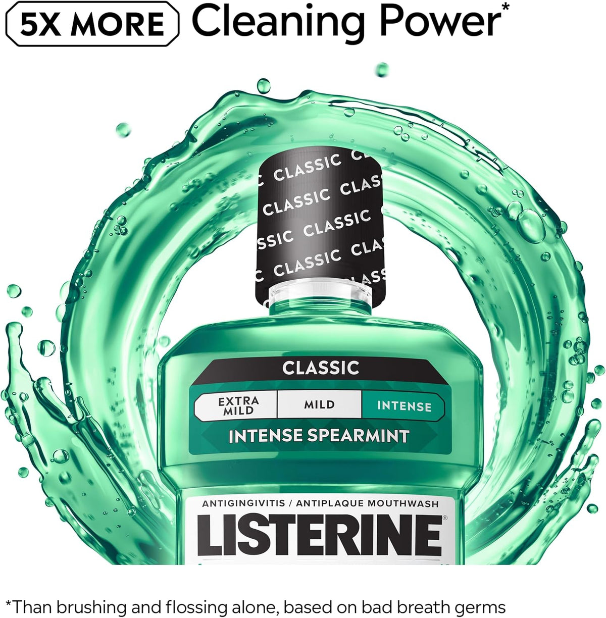 Listerine Fresh Burst Mouthwash, 500 ml — additional product view 2