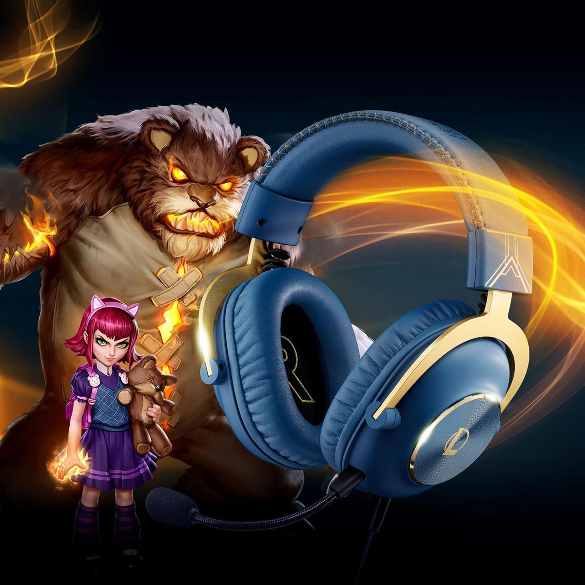 Logitech G PRO X Wired League of Legends Edition Gaming Headset — Blue / League of Legends