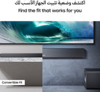 Samsung Q-series Soundbar, QS700F, 3.1.2 ch, Subwoofer, Convertible Fit, True 3.1.2ch Sound, Wireless Dolby Atmos, Q-Symphony, HW-QS700F/ZN (2025 - UAE Version)