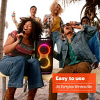 JBL PartyBox Rechargeable Wireless Microphones — Pair — Black