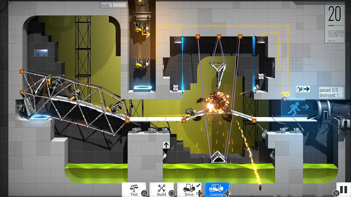 Nighthawk Interactive Bridge Constructor Portal - PlayStation 4 Original Version