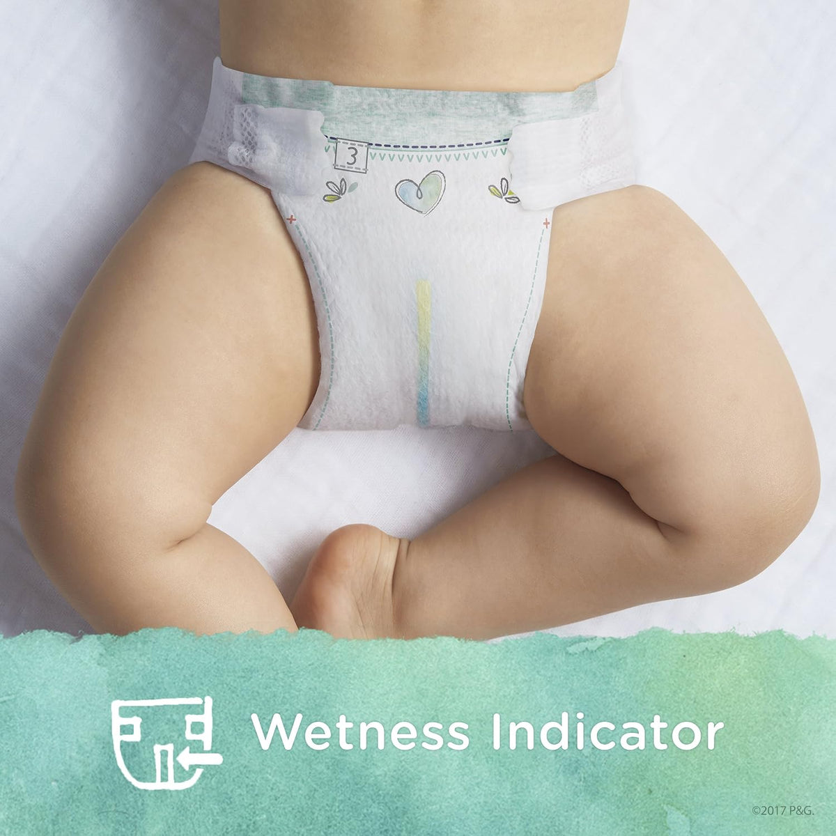 Pampers Pure Disposable Baby Diapers, Hypoallergenic and Fragrance Free Protection, Size 1 (8-14 lb), 35 Count