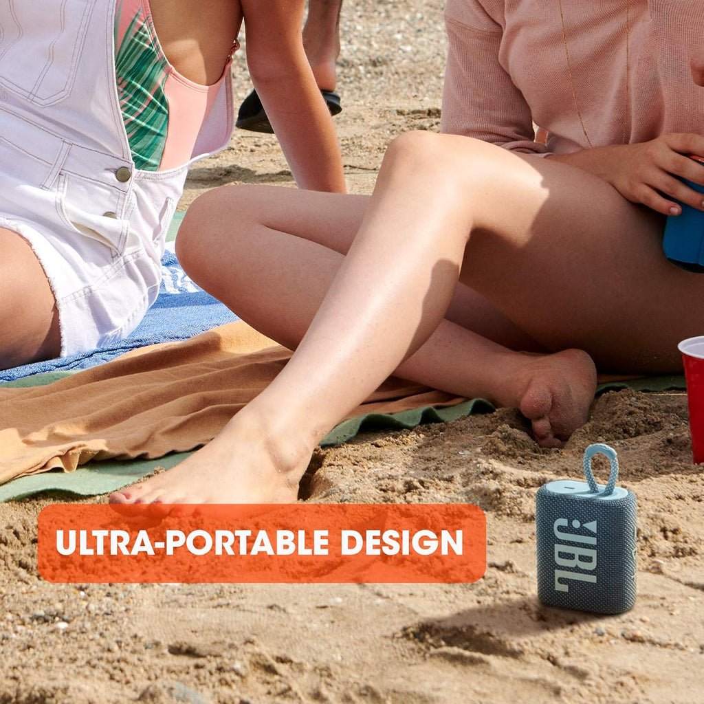 JBL Go 3 Portable Bluetooth Speaker — Blue