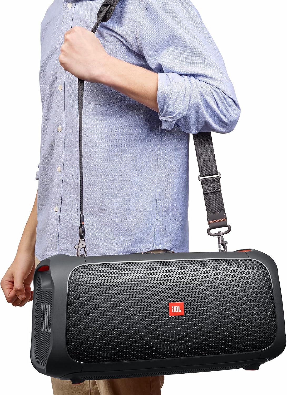 JBL PartyBox On-The-Go with Wireless Microphone — Black