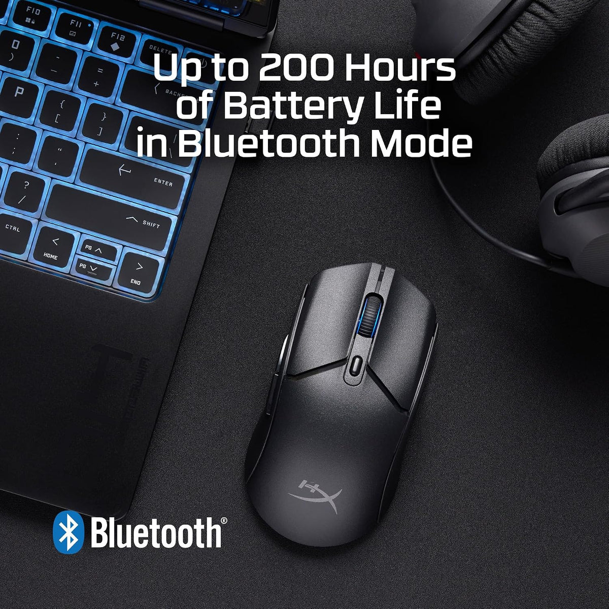HyperX Pulsefire Haste 2 Core Wireless — White — product image 5