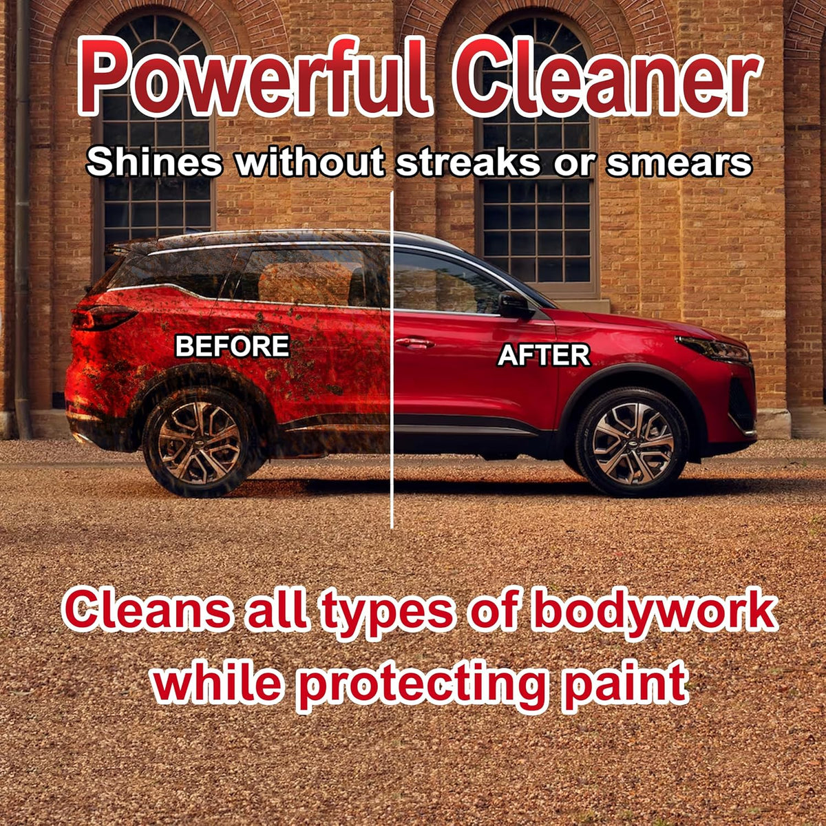 ECOLYTE+ Car Shampoo, Premium Deep Cleaning Car Wash & Bug Tar Remover Streak Free, Remove Dirt, Safe on Paint, Powerful Liquid, long-lasting, All vehicles - (1 Liter) — additional view 4