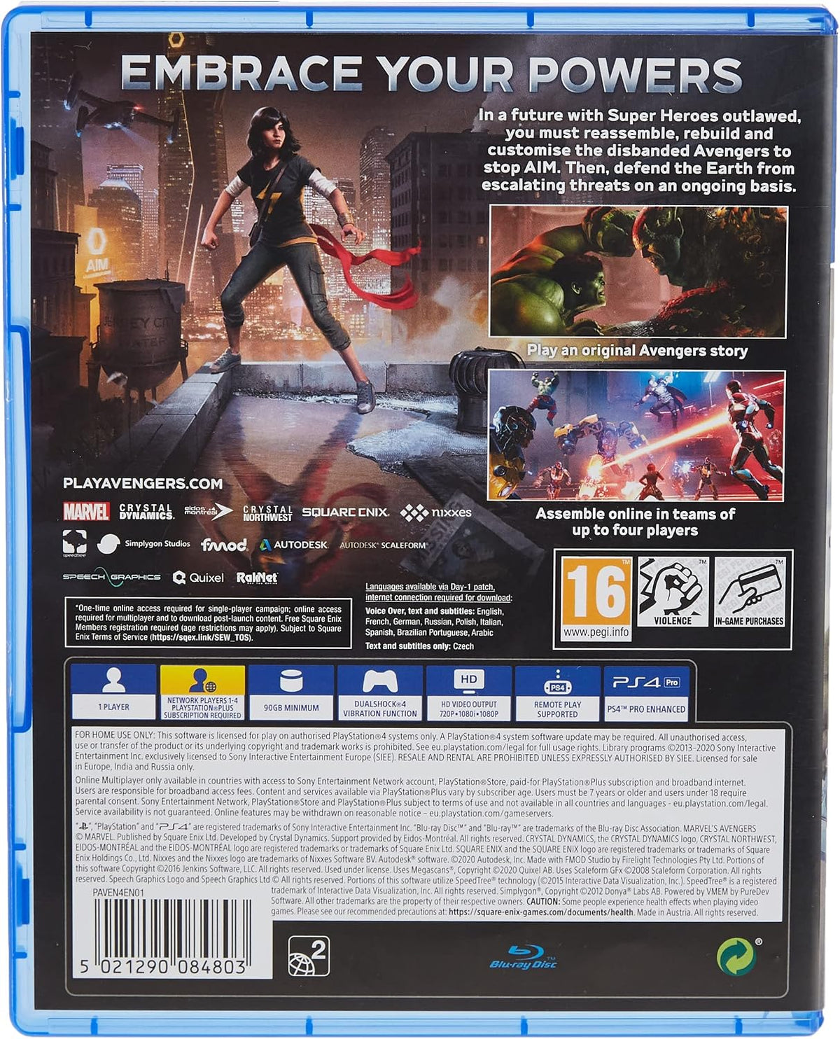 Marvel Avengers (Ps4)