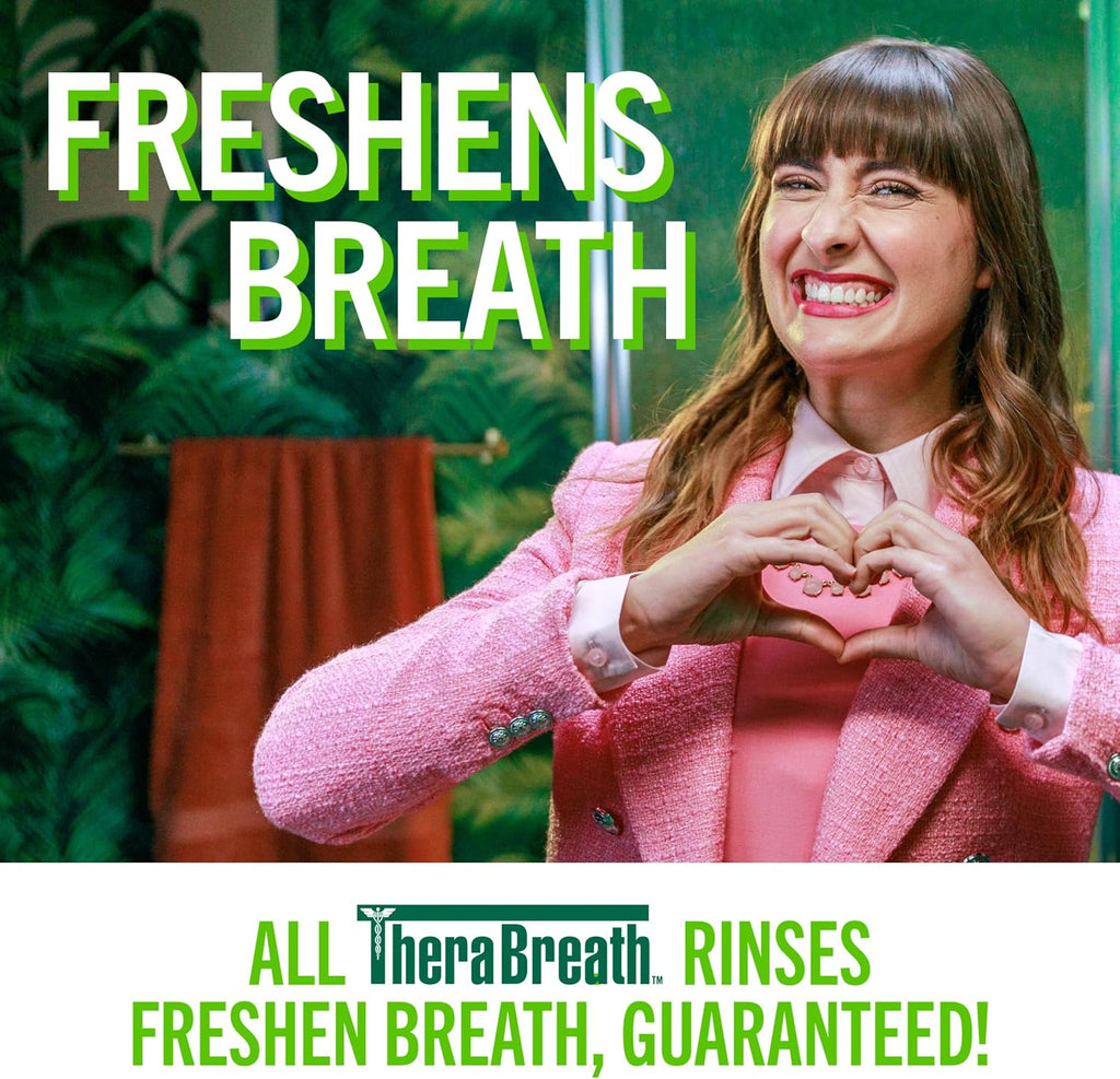 TheraBreath Fresh Breath Mouthwash, Mild Mint, 1 L — additional product view 8