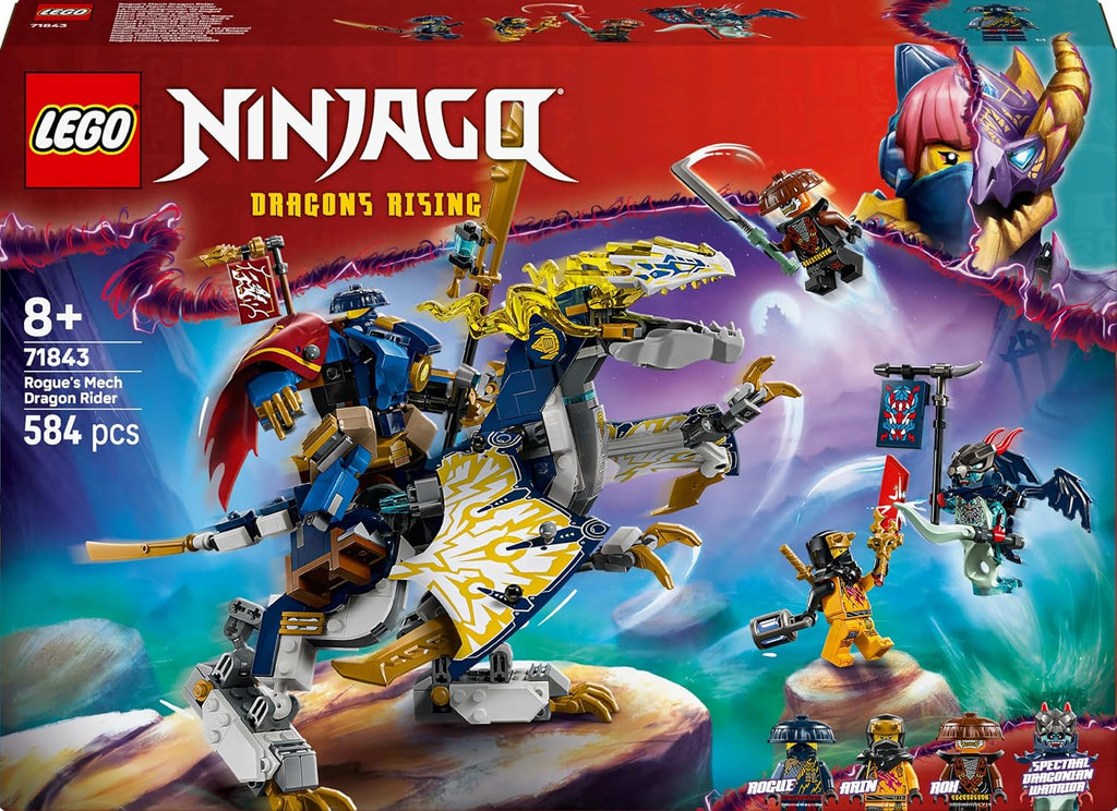 LEGO NINJAGO Rogue’s Mech Dragon Rider 71843