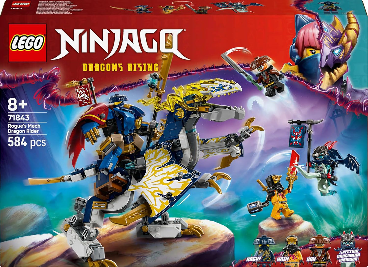 LEGO NINJAGO Rogue’s Mech Dragon Rider 71843