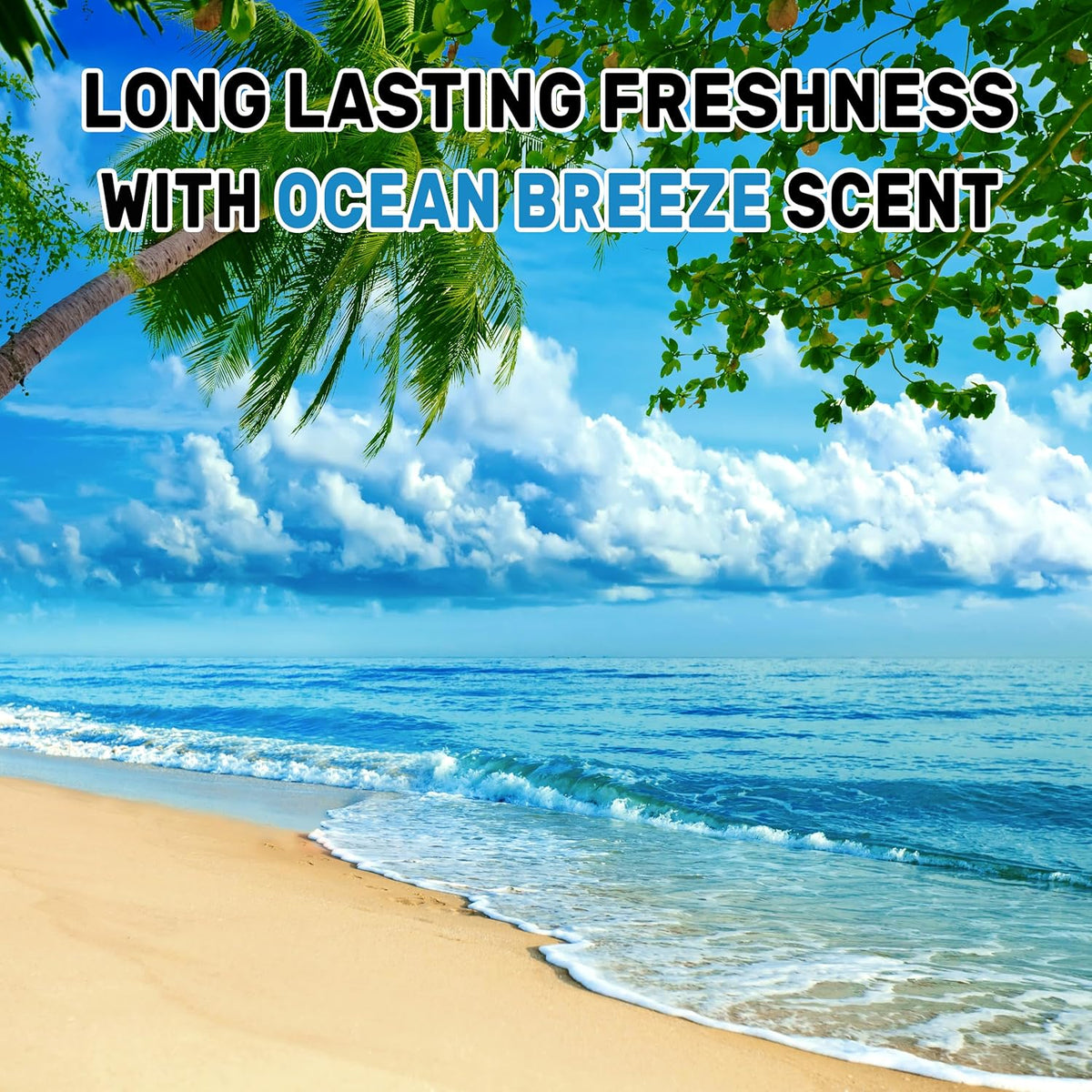 ECOLYTE+ Fabric Softener - Enhances Softness and Freshness, Feel Luxurious, Gentle on Clothes, Long-Lasting Scent, Encapsulated fragrance, Laundry Care Essential - (Ocean Breeze, 2 Liter) — additional view 3