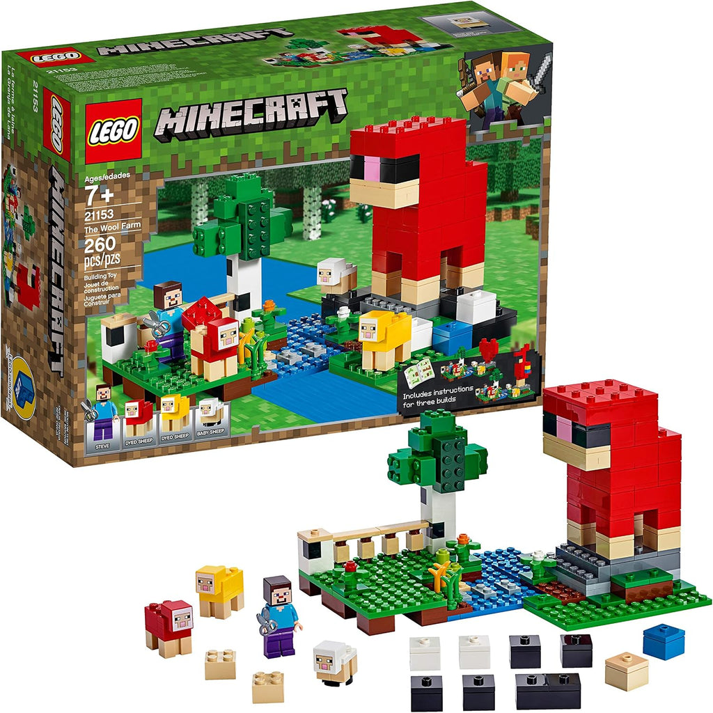 LEGO Minecraft The Wool Farm 21153 Building Kit (260 Pieces) — image 1