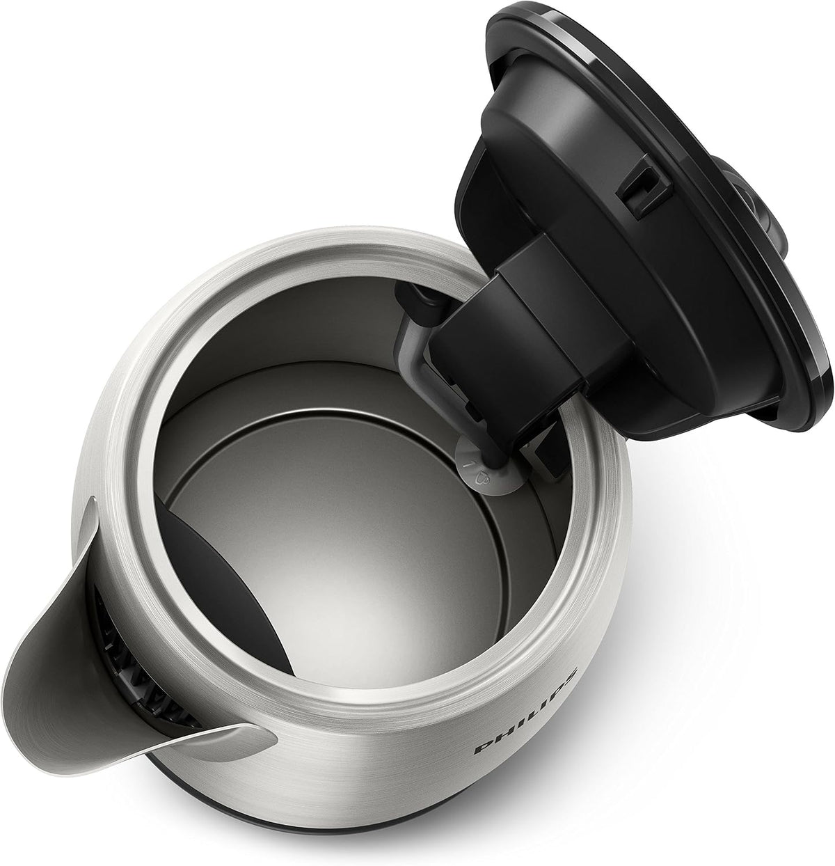 Philips HD9350/92 Daily Collection Kettle 1.7L, 2200W, Stainless Steel — Silver/Black