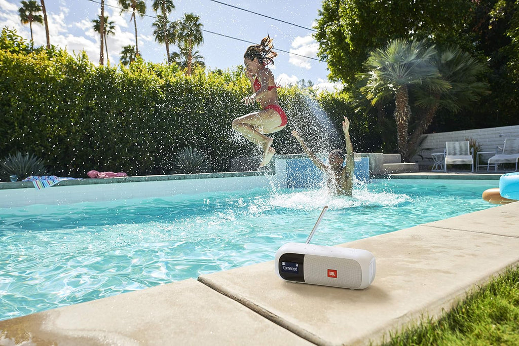 JBL Tuner 2 Portable DAB/FM Bluetooth Radio — White