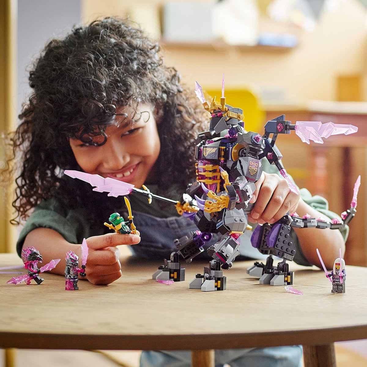 LEGO NINJAGO The Crystal King 71772 Ninja Villain Building Toy Set for Boys, Girls, and Kids Ages 9+