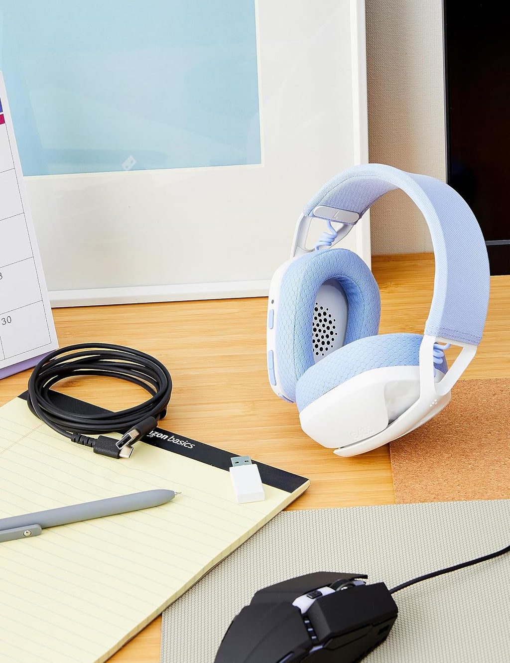 Logitech G435 Wireless Gaming Headset — Off White / Lilac