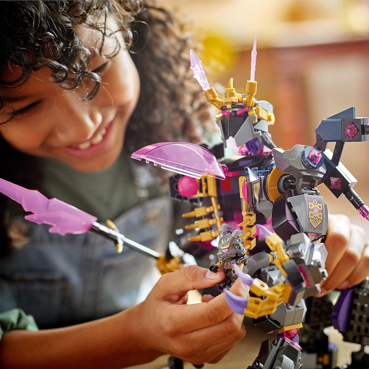 LEGO NINJAGO The Crystal King 71772 Ninja Villain Building Toy Set for Boys, Girls, and Kids Ages 9+