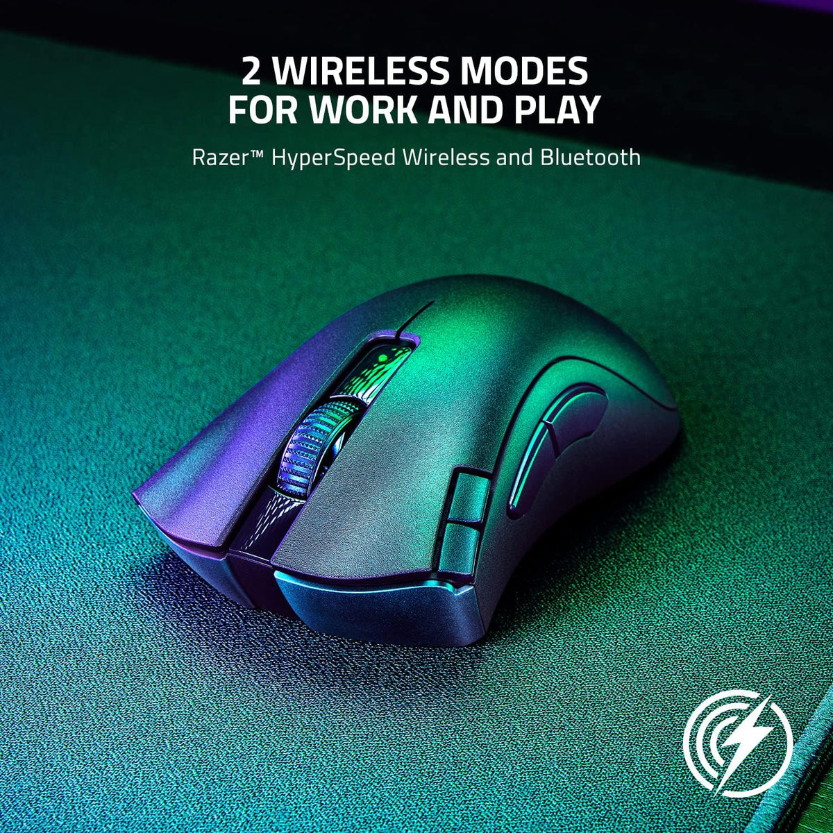 Razer DeathAdder V2 X HyperSpeed Wireless Gaming Mouse — Black — product image 3