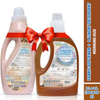 ECOLYTE+ Liquid Laundry Detergent & Fabric Softener Bundle, 6 in 1 Deep Clean, Perfect Clean, Long Lasting Scent, Enhances Softness, Feel Luxurious - (Morning Oud, 2 Liter, Pack of 2) — additional view 2