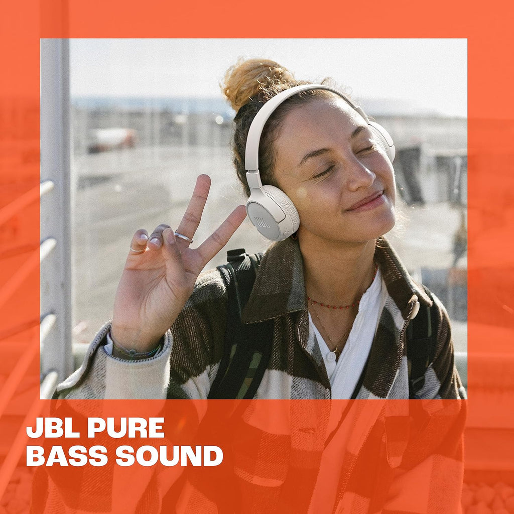 JBL Tune 670NC Wireless Noise Cancelling Headphones — White