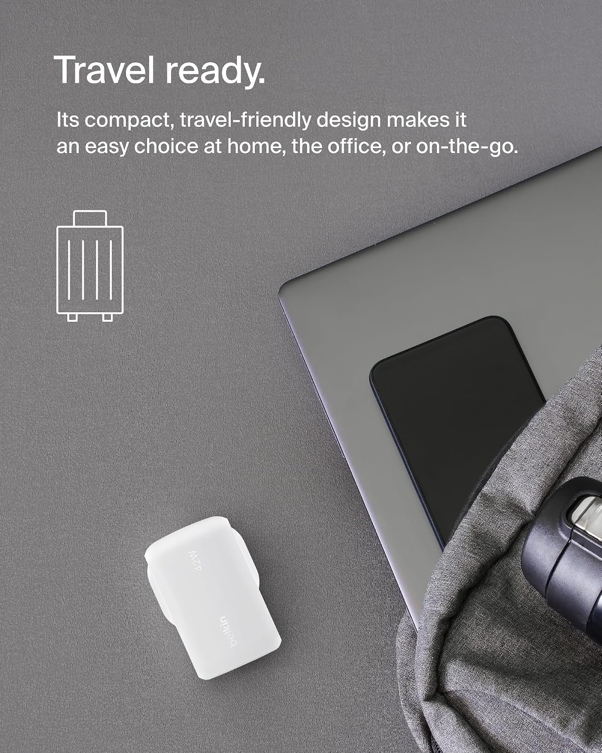 Belkin BoostCharge 42W Dual Port Wall Charger, USB-C + USB-A Charger Fast Charging for Apple iPhone 17, iPhone Air, 16, 15, 14, Samsung Galaxy S25, Pixel 10, iPad, AirPods, Tablet & More - White