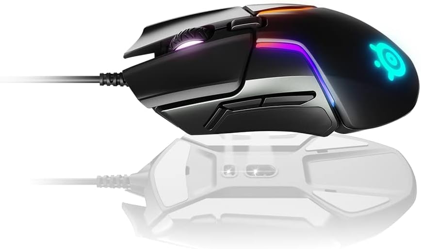 SteelSeries Rival 600 - Gaming Mouse - 12,000 CPI TrueMove3+ Dual Optical Sensor - 0.05 Lift-Off Distance - Weight System,Black — product image 2
