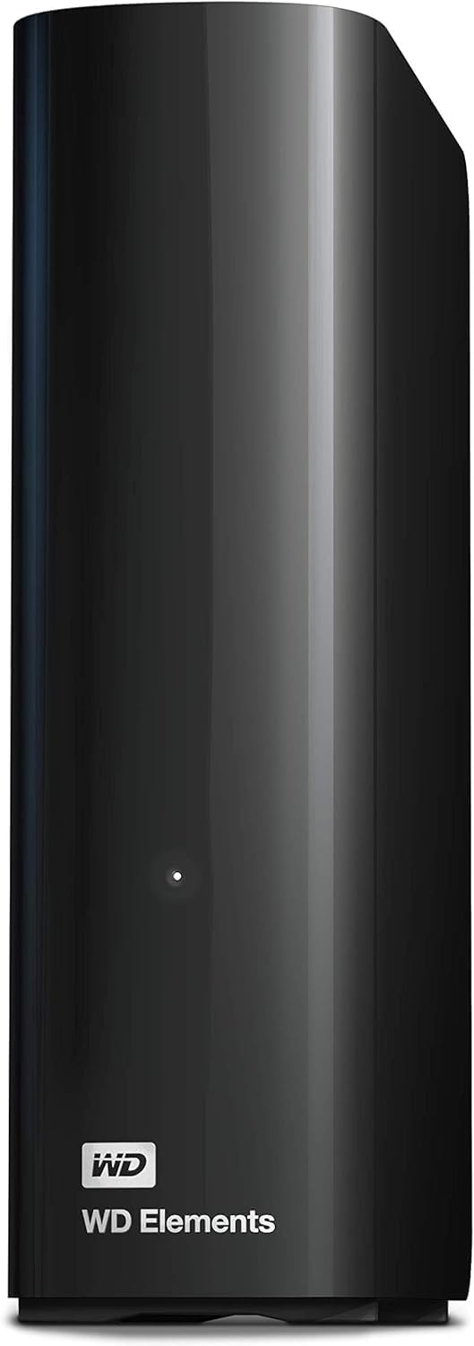 Western Digital WD 10TB Elements Desktop Hard Drive HDD, USB 3.0, Compatible with PC, Mac, PS4 & Xbox WDBWLG0100HBK EESN, Black, 10 TB — product image 2