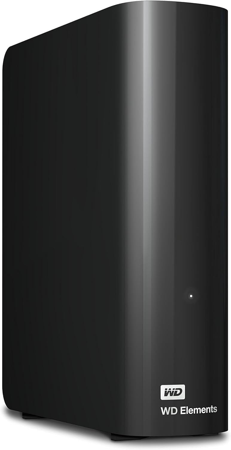 Western Digital WD 10TB Elements Desktop Hard Drive HDD, USB 3.0, Compatible with PC, Mac, PS4 & Xbox WDBWLG0100HBK EESN, Black, 10 TB — product image 4