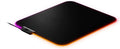 Steelseries Qck Prism Cloth Gaming MoUSe Pad - 2-Zone Rgb Illumination - Real-Time Event Lighting - Optimized For Gaming Sensors - Size M (320X270Mm), Black + Rgb — product image 1