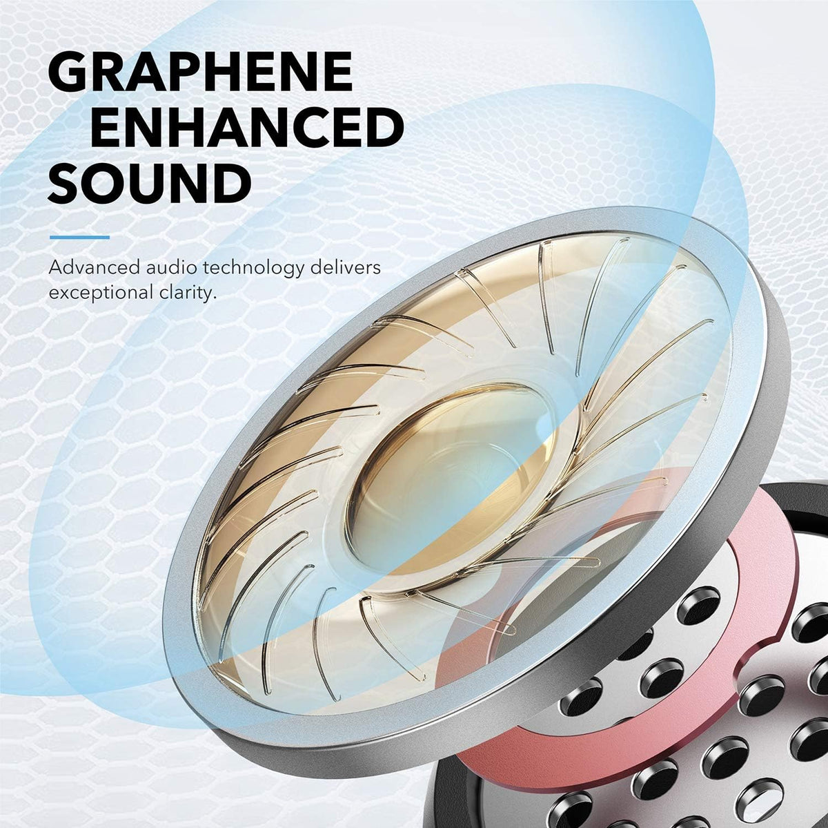 B07Q7GG2CP | Soundcore True-Wireless Earphones Liberty Lite by Anker, Wireless Headphones with 12-Hour Playtime, Graphene-Enhanced Drivers, Microphone and Bluetooth 5 | metallic black | Image 4