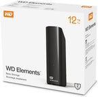 WD 12TB Elements Desktop External Hard Drive - USB 3.0, Black — product image 7