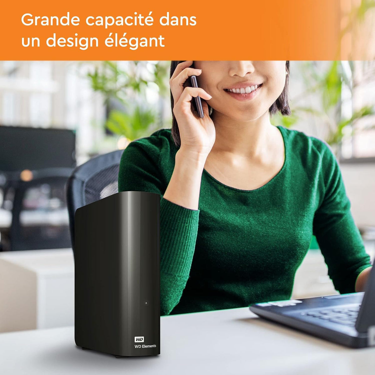 WD 12TB Elements Desktop External Hard Drive - USB 3.0, Black — product image 5