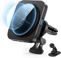 B08HNBHSQV | ESR for 15W MagSafe Car Mount Charger, Magnetic Wireless Car Charger | Standard Car Charger - Black | Image 1